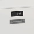 thumbnail image 3 of bedienty Large Wall Mount Mailbox W/Code Lock Capacity Postbox Large Black Iron Rainproof White 26x9x31cm, 3 of 6