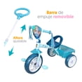 thumbnail image 2 of Triciclo Apache Frozen Grande Deluxe con Barra de Empuje Azul, 2 of 4