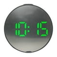 thumbnail image 2 of Reloj despertador de escritorio de de alta precisión silenciosa Marco negro Zulema Reloj LED digital de cabecera, 2 of 8