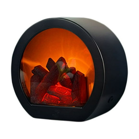 Oliegs Cheminée Petit Article Décoratif pour la Maison Ameublement Doux Bougeoir Lampe à Vent à Flamme LED