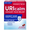 URIcalm Maximum Strength Urinary Pain Relief Tablets, 24 Count