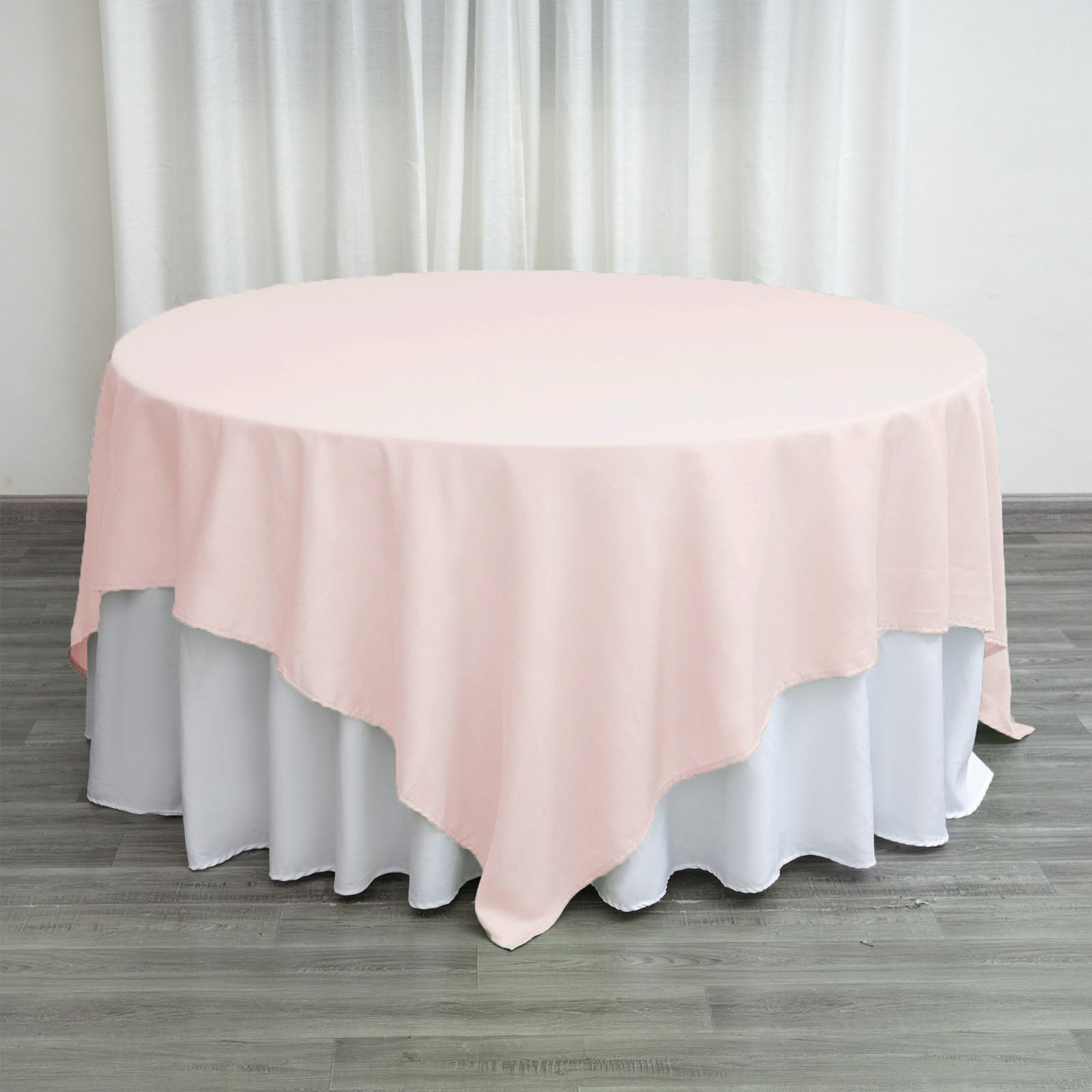 Efavormart 90" Square Polyester Table Overlay for Wedding Kitchen ...