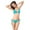 Blue, variant on EGNMCR Bikini Set Women Bandage Bikini Set Push-up Bra Swimsuit Bathing Suit Swimwear
