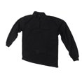thumbnail image 4 of Camiseta de trabajo de manga larga, cuello vuelto, cómoda, profesional, color liso, color negro, XL, 4 of 14