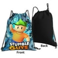 thumbnail image 2 of Stumble Guys Pattern Drawstring Bags Backpack Bag Cute Colorful Drawn Prints Drawing Sport Gym Sack Drawstring Bag String Bag Yoga Bag for Men Women Boys Girls, 2 of 5