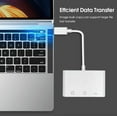 thumbnail image 2 of USB C 3 in 1 Hub Converter Type-C Adapter SD Card Reader For MacBook Pro Laptop, 2 of 14