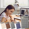 thumbnail image 1 of Xihbxyly Ofertas Por Tiempo Limitado Calculadora de Formas Lindas Calculadora para Estudiantes Calculadora Pequeña para La Oficina Del Estudiante Calculadora Portátil de Best Friend, 1 of 7