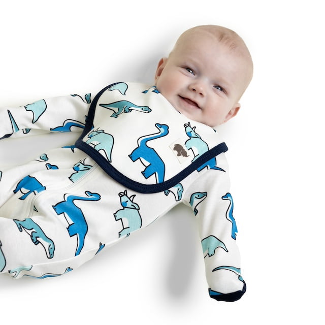 M+A by Monica + Andy Organic Cotton One Piece Coverall and Bib Set, Sizes Newborn - 18-24 Months