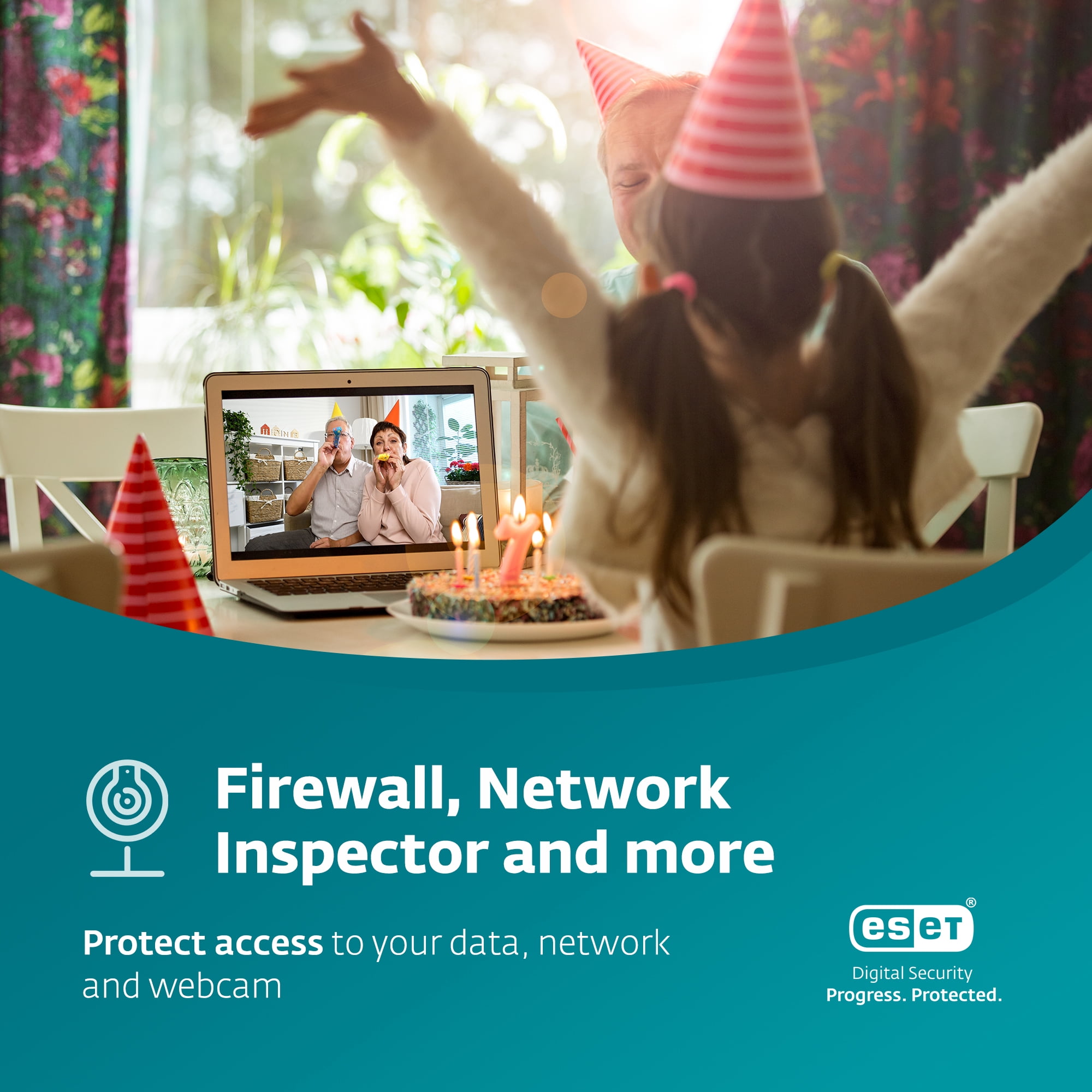 Office Home 2024 + ESET Home Security Essential 1-Year 1-Device Digital Download