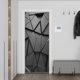 thumbnail image 3 of Pegatinas 3D de celosía negra para puertas de cabaña, PVC, pegatinas decorativas modernas para fachadas, 3 of 7
