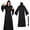Horror Hooded Sash Robe, variant on PMU Men's Halloween Horror Costume, Hooded Robe with Sash Belt, One Size Fits Most Adults