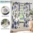thumbnail image 3 of Yayeee Window Curtains Light Filtering 63"x42" Grommet Panel Pair Home Living Room Decor, Grape Wine Pattern, 3 of 7