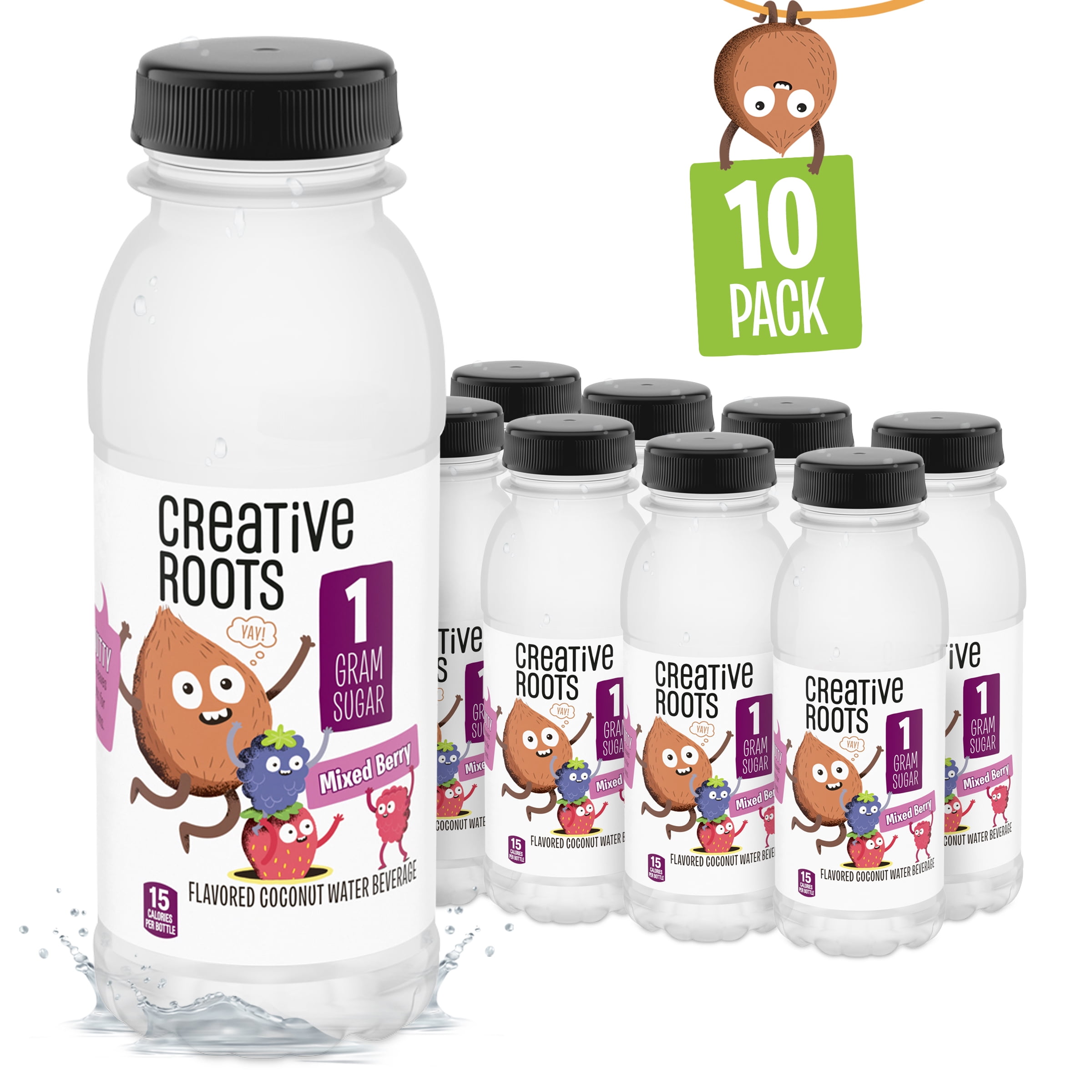 Creative Roots Mixed Berry Flavored Coconut Water Kids Beverage with