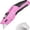 Pink_Black, variant on VOTREK Box Cutter Retractable Utility Knife Heavy Duty Sharp Razor Knife for Cartons, Cardboard and Boxes, with 6 Extra Blades