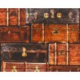 thumbnail image 1 of Sample. Concord Wallcoverings Vintage Pattern Textured Wallpaper Luggage Boxes, 339831, 1 of 1