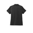 thumbnail image 4 of Port Authority Ladies Short Sleeve Performance Staff Shirt, Black, X-Small, 4 of 4
