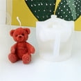 thumbnail image 4 of Sturdy Silicone Bear Mould for Crafting Easy Release and Detailed Designs Great for Craft Enthusiasts Daily Use, 4 of 9