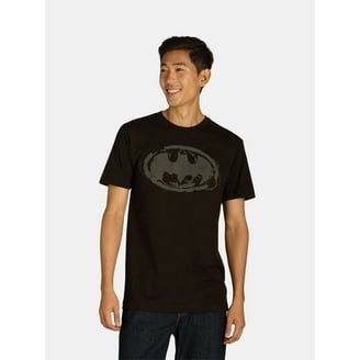 Batman DC Comics-T-Shirt Black-Logo S, Black, S Unisex-Adult