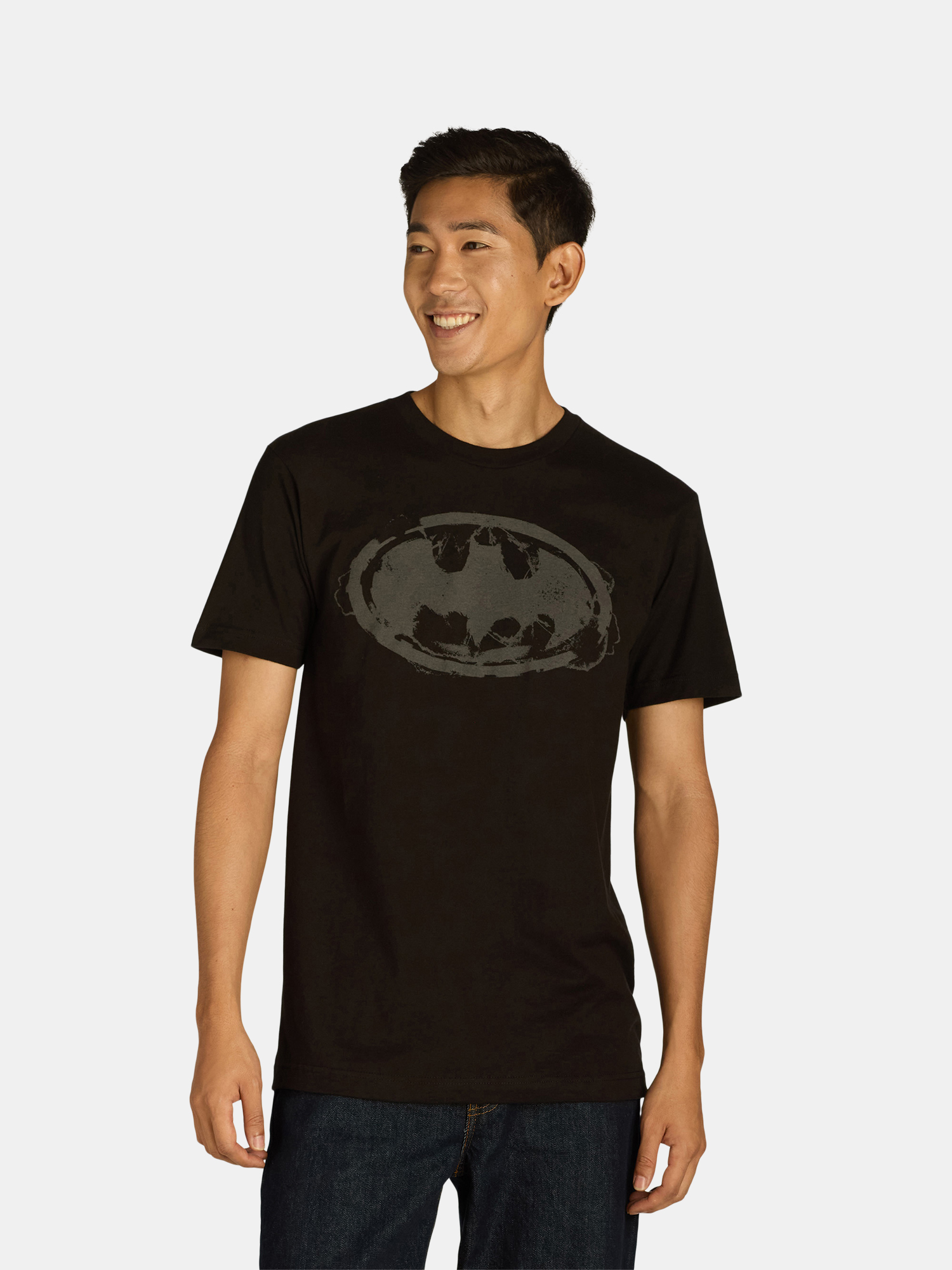 Batman Men's & Big Men's Logo Graphic Tee Shirt, Sizes S-3XL