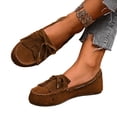 thumbnail image 5 of Willtoo Women Comfortable Work Laofers with Knot Summer Spring Fall Casual Flats Shoes, 5 of 7