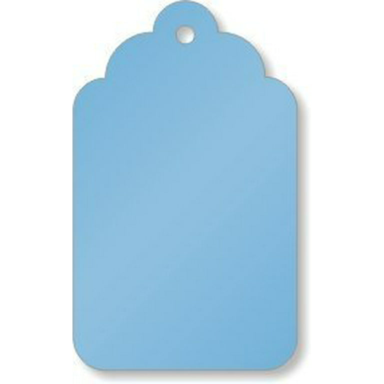 Merchandise Tags, White #5 (1-3/4 x 1-1/8), Hole-with String - Box of  1,000 Tags