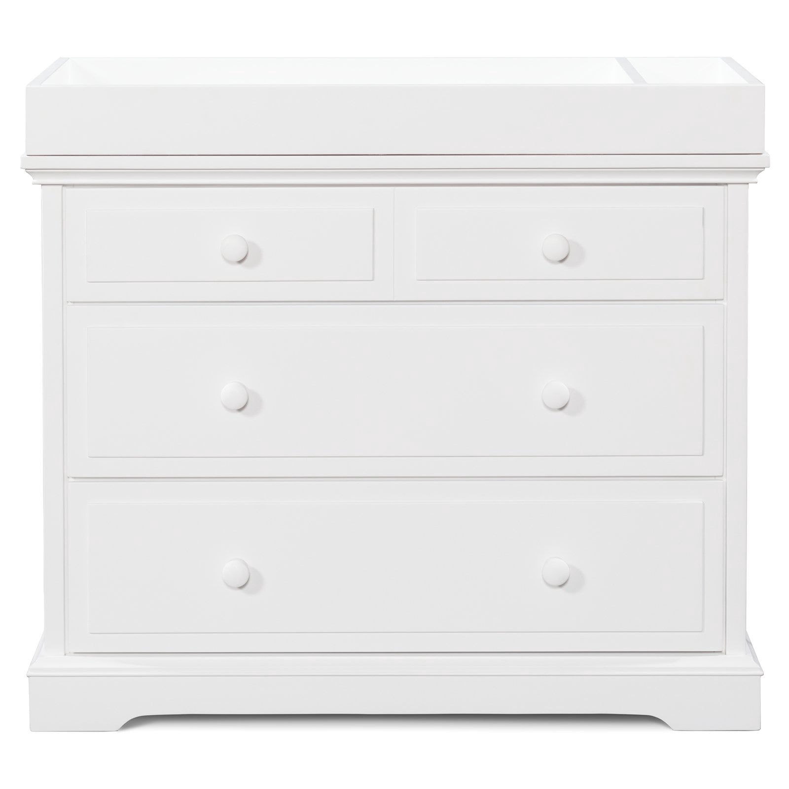 Childcraft Universal Premier 4 Drawer Chest Matte White Chests Dressers Kolenik Nursery