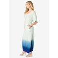 thumbnail image 2 of Roaman's Women's Plus Size Stretch Knit Dolman Sleeve Maxi Dress, 2 of 3