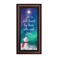 thumbnail image 6 of Seek Him, Winter Snowman Decoration, Religious Christmas Picture Frame, 6x12 7425, 6 of 8