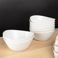 thumbnail image 6 of 42 OZ Soup Bowls Set of 4, White Ceramic Bowls for Soup Salad Fruits Pasta Popcorn, 6 of 6