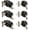 Black, variant on 3 Pack Keyed Alike Entry Door Knobs and Single Cylinder Deadbolt Lock Combo Set Security for Exterior and Front Door, Keyed Entry Door Locksets with Deadbolt, Matte Black Finish