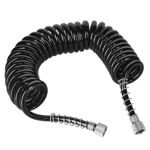 Master Airbrush Premium 10 Foot Recoiling Airbrush Hose - Standard 1/8" BSP Air Brush Hose Adapter Fitting Connectors on Both Ends