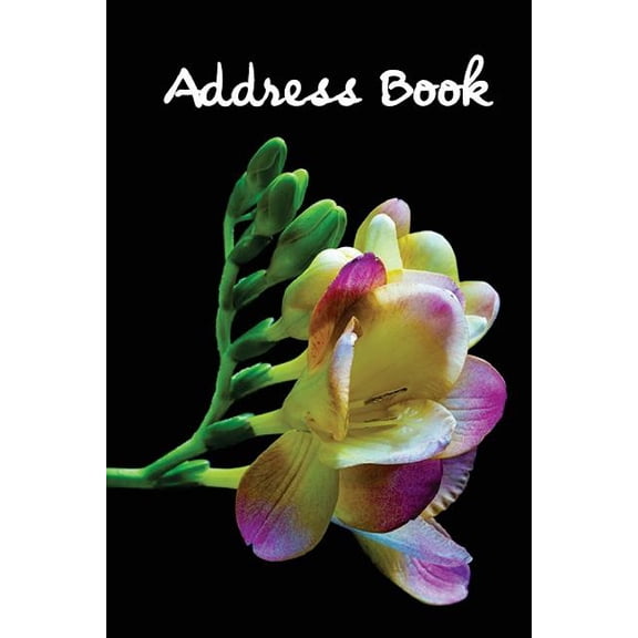 Address Book Flower Edition.: Address Book. : (Flower Edition Vol. D17) Glossy And Soft Cover, Large Print, Font, 6" x 9" For Contacts, Addresses, Phone Numbers, Emails, Birthday And More. (Paperback)