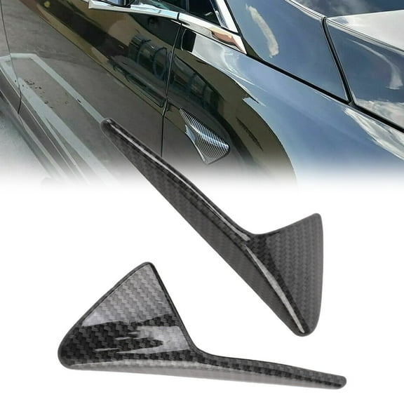 Mduoduo Carbon Fiber Style Side Camera Decoration Cover Trim For Tesla For Model 3 S X Car Accessories
