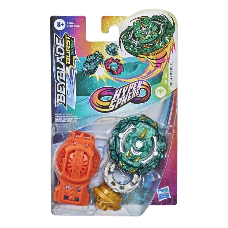 Beyblade Burst Surge Hypersphere Poison Cyclops C5 Top Set, Kids
