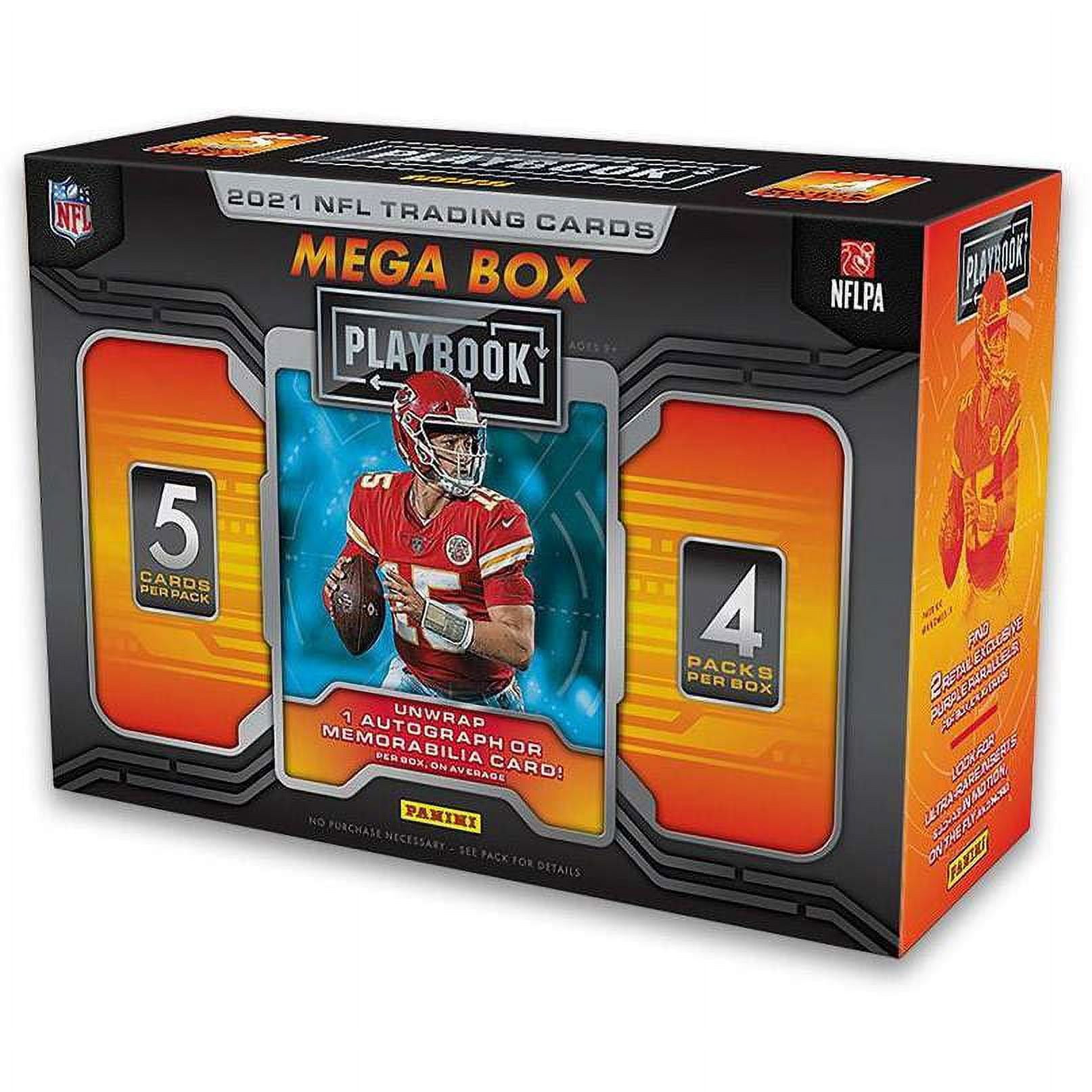 2021 Panini NFL Playbook Football Trading Card Mega Box