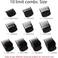 thumbnail image 2 of FrostHike Lot de 10 Guides de Protection Magnétiques pour Tondeuse à Cheveux Compatibles avec la Série Master de Andis, Peigne de Fixation Magnétique pour Tondeuse à Cheveux - de 1\\16 Pouces à 1 Pouce., 2 of 5