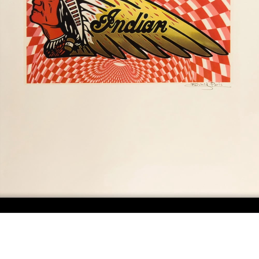 Vintage Indian Head Dress Framed Print