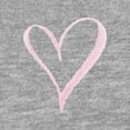 thumbnail image 2 of Dalix Heart Embroidered Fleece Relaxed Boxy Fit Long Sleeve Crewneck Sweatshirt Womens in Heather Gray L Large, 2 of 5