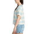 thumbnail image 3 of Dickies Womens Juniors Cotton Striped Pullover Top, 3 of 3