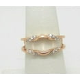 thumbnail image 3 of 1Ct Round Lab-Created Diamond Enhancer Wrap Ring 14k Rose Gold Plated, 3 of 3