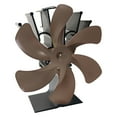 thumbnail image 1 of EGNMCR Ventilateur Portable Ventilateur de Bureau Ventilateur de Poêle Ventilateur de Poêle à Bois Ventilateur de Foyer Ventilateur à Chaleur avec 6 Pales Ventilateur de Foyer, 1 of 2