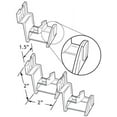 thumbnail image 5 of Interlocking Slatwall Eyeglass & Sunglass Holder, Displays 1 Pair of Folded Glasses, 1 Unit, 5 of 5