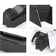 thumbnail image 5 of Methold de controlador de juego Base de estación de carga de doble base con indicador LED Carga de escritorio de seguridad para 5 Videojuegos y accesorios, 5 of 6