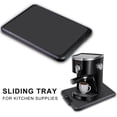 thumbnail image 4 of Kitchen Sliding Coffee Maker Tray Mat, Kitchen Appliance Moving Caddy Countertop Slider Coffee Maker Moving Board for Blender, Toaster, Air Fryer, 4 of 9