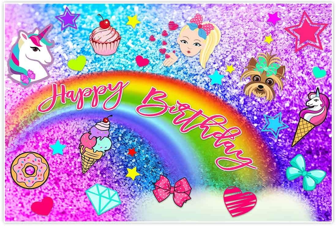 Outline Heart Drawings in Rainbow Colors Love Modernistic and Party Backdrop Photography Background Baby Adult Abstract Banner Cake Table Decoration Photo Booth AM026853 ALUONI 5x3ft Pride