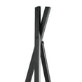 thumbnail image 6 of DecMode 18" x 56" Black Metal Tall Adjustable Floor 2 Tier Easel, 1-Piece, 6 of 9
