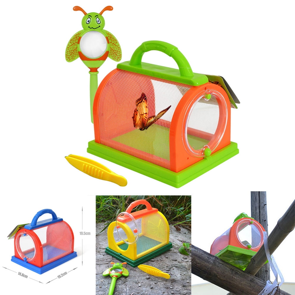 Bug insect plastic catcher scissors tongs tweezers for kids children toy handyFB 