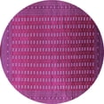 thumbnail image 1 of Ahgly Company Indoor Round Oriental Purple Industrial Area Rugs, 5' Round, 1 of 4