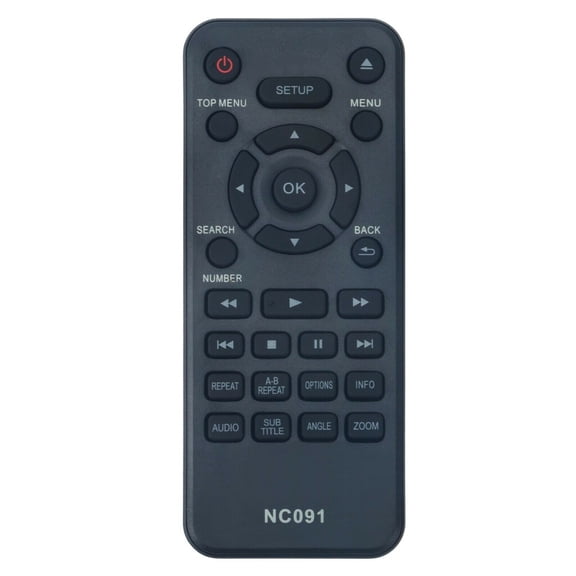 NC091 Replace Remote for Philips DVD Player DVP2902 DVP2702 DVP2702/F7 DVP2902/F