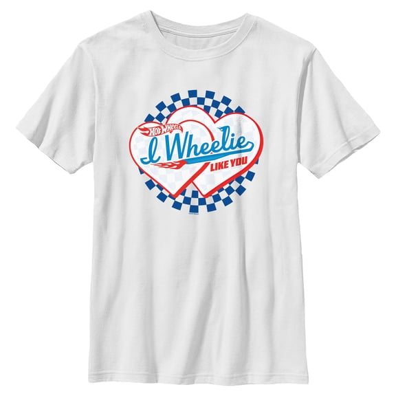 Boys Hot Wheels I Wheelie Like You T Shirt